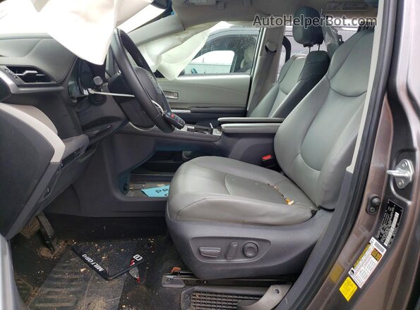 5TDYSKFC1MS029908 2021 TOYOTA SIENNA Charcoal Առջևի վահանակի տեսք
