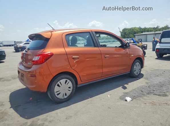 ML32A3HJ3JH014615 2018 MITSUBISHI MIRAGE Orange Przód prawy