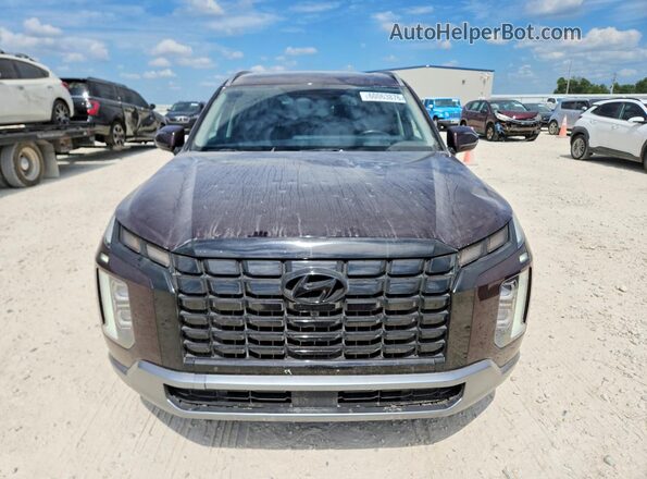 KM8R54GE1RU688917 2024 HYUNDAI PALISADE Maroon უკანა ხედი