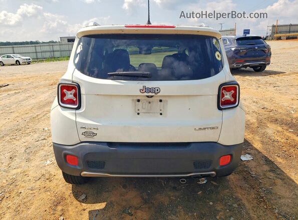 ZACCJBDT6GPC58408 2016 JEEP RENEGADE White წინა სალონის ხედი