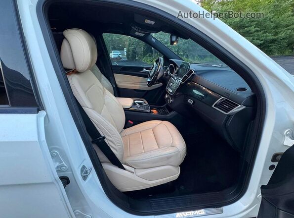 4JGDA6EBXJB015814 2018 MERCEDES-BENZ GLE White Widok tylnych siedzeń
