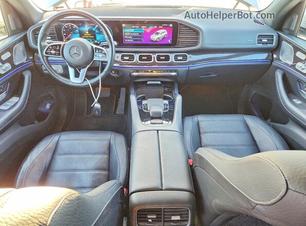 4JGFF5KE7LA138854 2020 MERCEDES-BENZ GLS Silver Սարքավորումների վահանակի տեսք