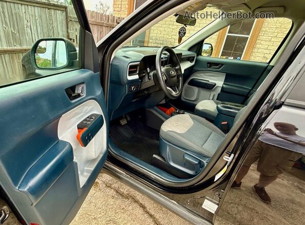 3FTTW8E98NRA52842 2022 FORD MAVERICK Black Вид задніх сидінь
