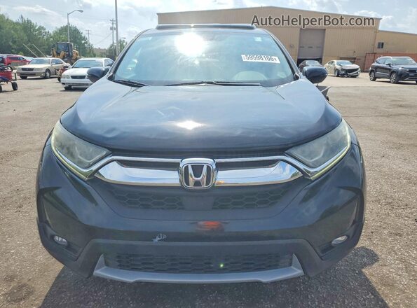 7FARW2H89JE027457 2018 HONDA CR-V Black Հետևի տեսք