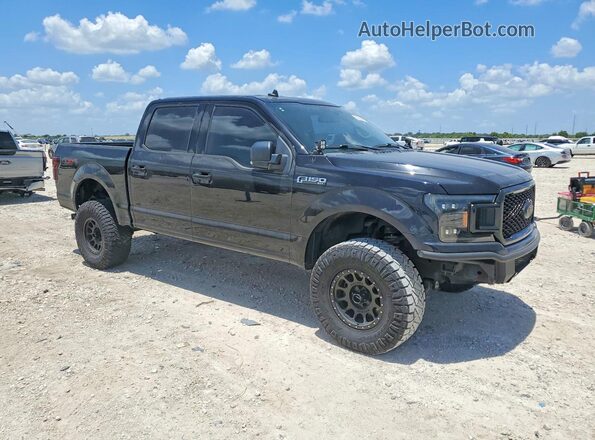 1FTEW1E53KKF01289 2019 FORD F150 Черный Вид спереди