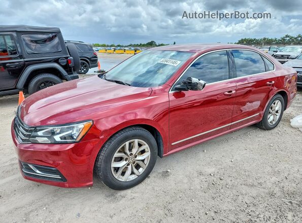 1VWAT7A35HC049750 2017 VOLKSWAGEN PASSAT Burgundy Rear left