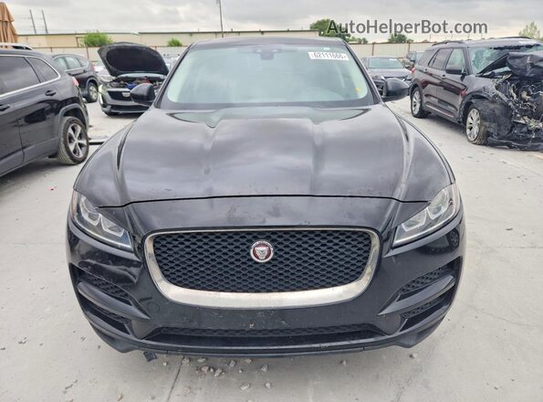 SADCJ2FX7KA399081 2019 JAGUAR F-PACE Black Widok z tyłu