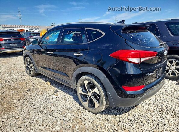 KM8J3CA24GU145960 2016 HYUNDAI TUCSON Black უკანა მარჯვენა
