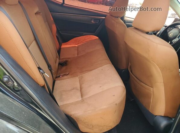 2T1BURHE4GC722217 2016 TOYOTA COROLLA Черный Вид задней части салона
