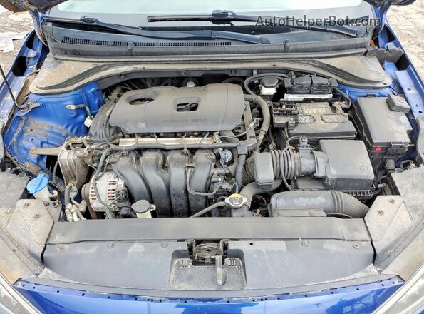 5NPD84LF8LH560700 2020 HYUNDAI ELANTRA Синий Вид подкапотного пространства