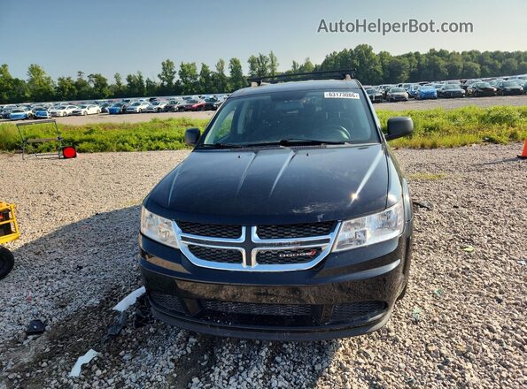 3C4PDCABXHT516174 2017 DODGE JOURNEY Black Rear view