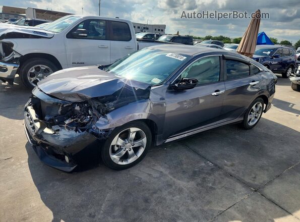 19XFC2F50HE066129 2017 HONDA CIVIC Black Tył lewy