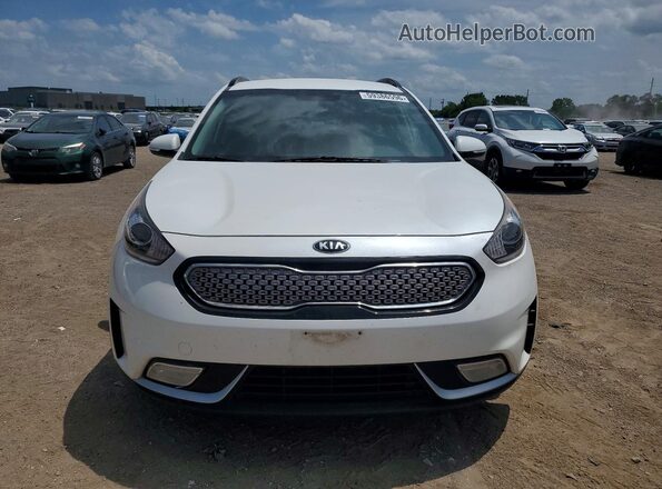 KNDCC3LC2H5092237 2017 KIA NIRO White Հետևի տեսք