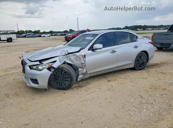 JN1EV7AP2JM353834 2018 INFINITI Q50 Silver უკანა მარცხენა