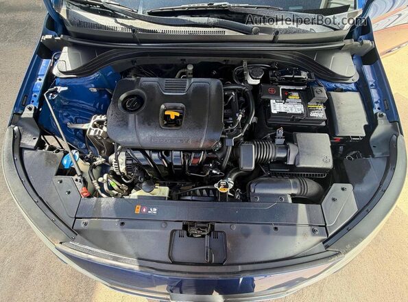 5NPD84LF0LH535158 2020 HYUNDAI ELANTRA Blue Вид панелі приладів