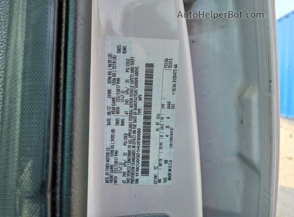 1FMCU0GD1HUE90085 2017 FORD ESCAPE White Панорамний вид салону 360°