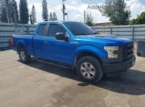 1FTEX1E83GKE50908 2016 FORD F150 Blue Vista frontal