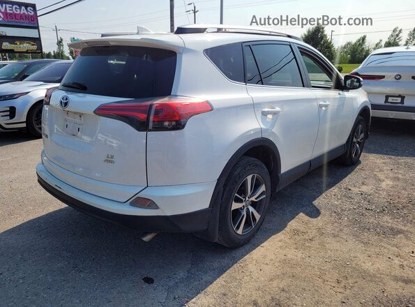 2T3BFREV5JW759384 2018 TOYOTA RAV4 White წინა ხედი