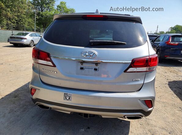 KM8SMDHFXHU170783 2017 HYUNDAI SANTA Silver წინა სალონის ხედი