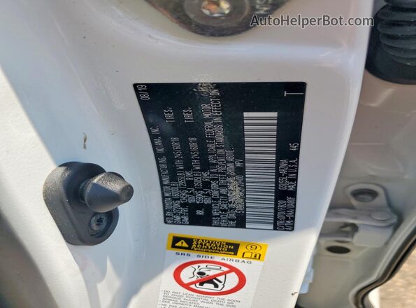 5TDBZRFH9KS720400 2019 TOYOTA HIGHLANDER Белый Панорамный вид салона 360°