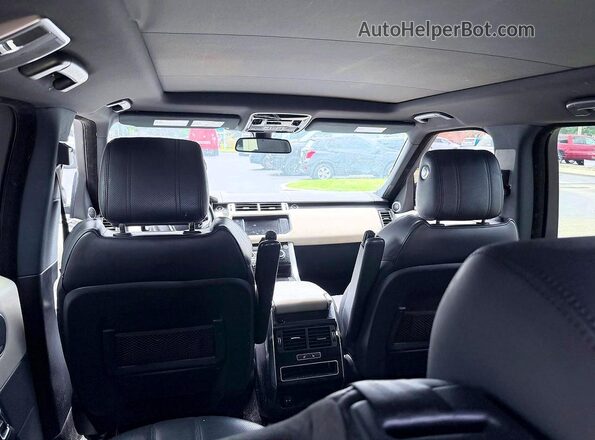 SALWR2VF8GA561603 2016 LAND ROVER RANGE Black Вид задніх сидінь