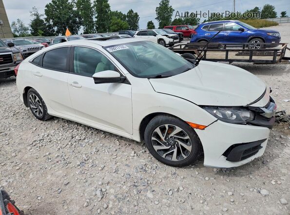 19XFC2F77JE001091 2018 HONDA CIVIC Белый Вид спереди