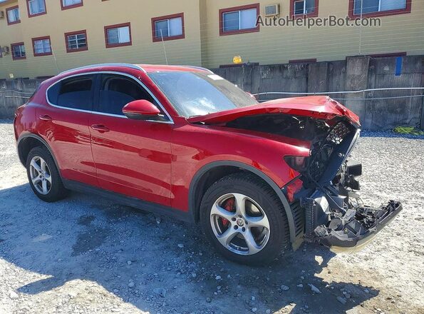 ZASFAKAN3J7B81138 2018 ALFA ROMEO STELVIO Red Դիմացի տեսք