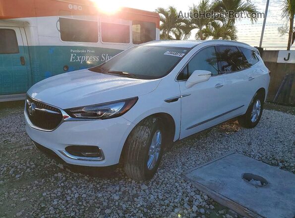 5GAERBKW5JJ122102 2018 BUICK ENCLAVE White Trasero izquierdo