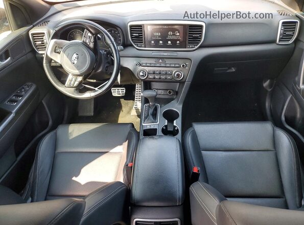 KNDP63ACXL7769690 2020 KIA SPORTAGE Коричневый Вид щитка приборов
