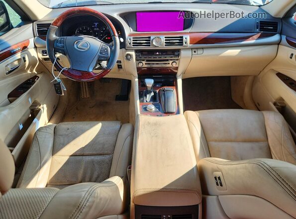 JTHBL5EF6G5141452 2016 LEXUS LS White Vista del cuadro de instrumentos