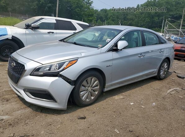 KMHE24L16HA058045 2017 HYUNDAI SONATA Серебряный Задняя левая четверть