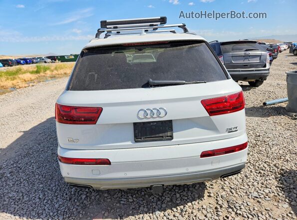 WA1LAAF72HD003999 2017 AUDI Q7 White Հետևի տեսք