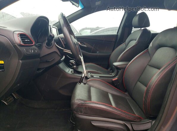 KMHH55LC7JU024129 2018 HYUNDAI ELANTRA Charcoal წინა პანელის ხედი