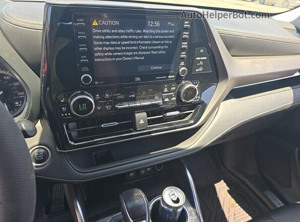 5TDDZRBH1LS018507 2020 TOYOTA HIGHLANDER Gray Engine compartment view