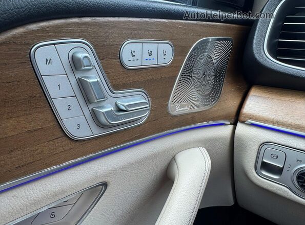 4JGFB4KEXMA497154 2021 MERCEDES-BENZ GLE Blue Rear seats view