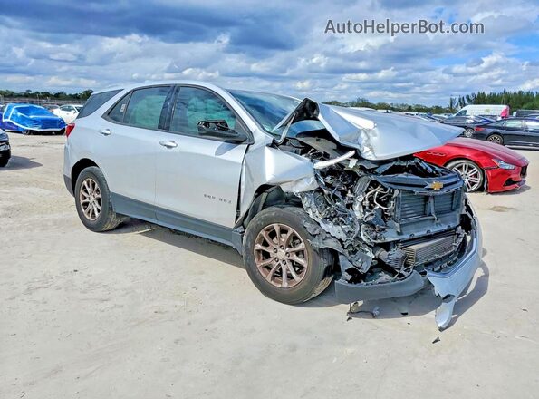 3GNAXHEV2KS624291 2019 CHEVROLET EQUINOX Silver Widok z przodu