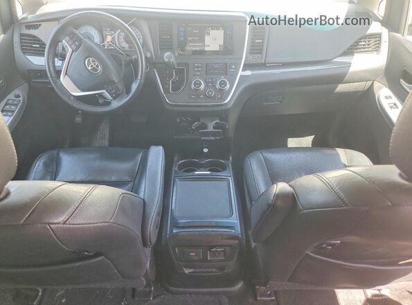 5TDXK3DC3GS750076 2016 TOYOTA SIENNA White Սարքավորումների վահանակի տեսք