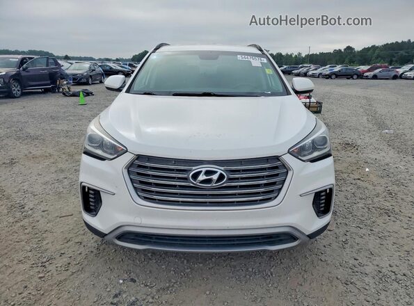 KM8SM4HF3HU251964 2017 HYUNDAI SANTA Белый Вид сзади