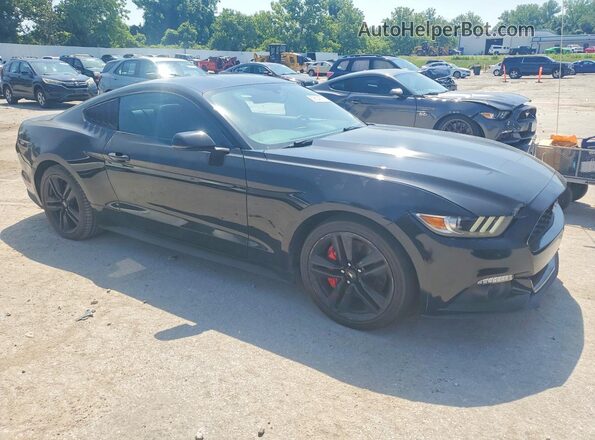 1FA6P8TH9H5312022 2017 FORD MUSTANG Black Դիմացի տեսք