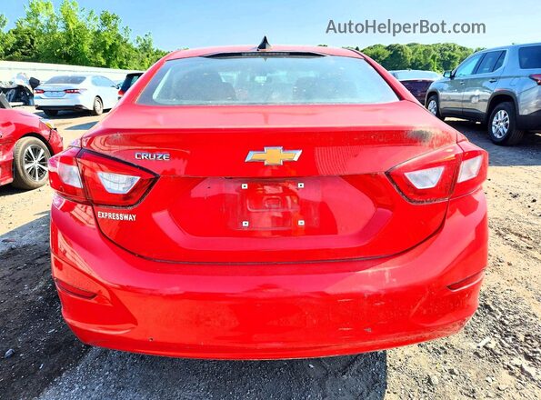 1G1BC5SM4J7162485 2018 CHEVROLET CRUZE Red Front interior view