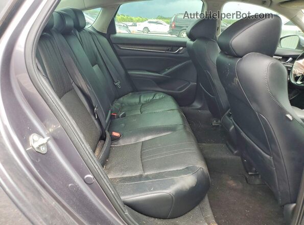 1HGCV1F52JA260937 2018 HONDA ACCORD Gray Vista interior trasera