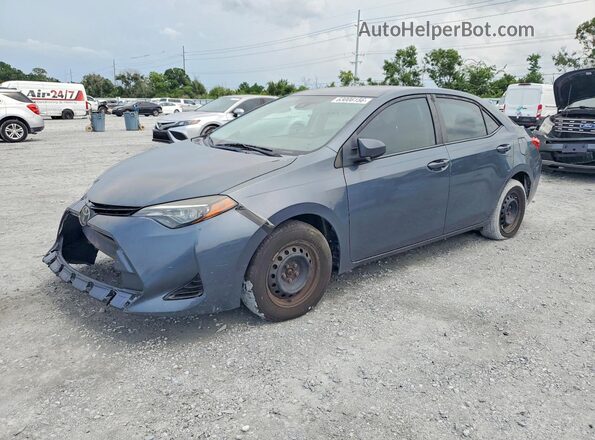 5YFBURHE3JP806021 2018 TOYOTA COROLLA Gray უკანა მარცხენა