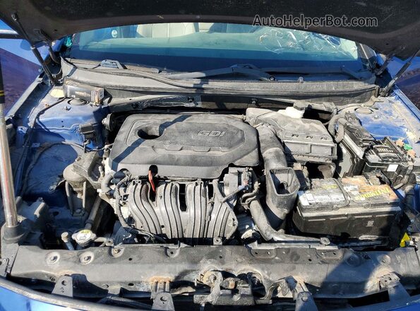 5NPE34AF7HH497781 2017 HYUNDAI SONATA Blue Вид підкапотного простору