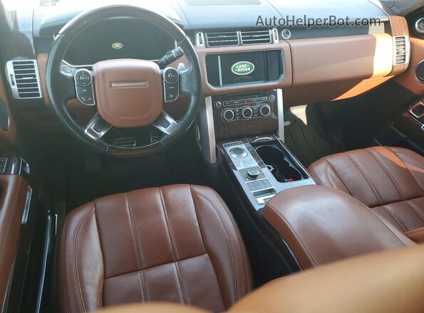 SALGV3EF1GA300898 2016 LAND ROVER RANGE ROVER White ხელსაწყოთა პანელის ხედი