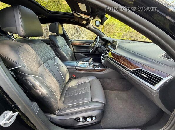 WBA7T4C03NCK23662 2022 BMW 7 SERIES Black უკანა ხედი