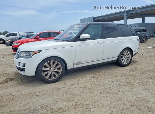 SALGS2FK5HA344032 2017 LAND ROVER RANGE ROVER White Задня ліва чверть
