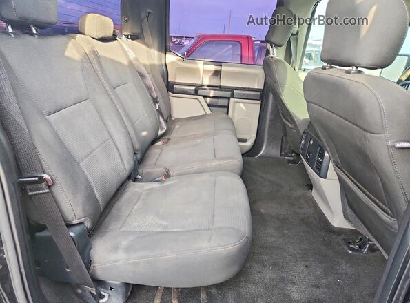 1FTEW1CP1JKC62893 2018 FORD F150 Black Widok wnętrza z tyłu