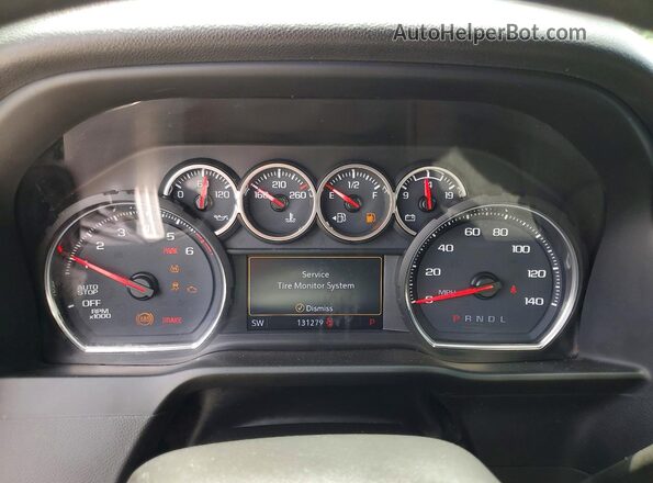 1GCRWCED7LZ165014 2020 CHEVROLET SILVERADO Silver Widok tylnych siedzeń
