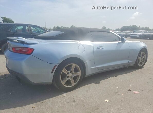 1G1FB3DX1J0129422 2018 CHEVROLET CAMARO Blue Delantero derecho