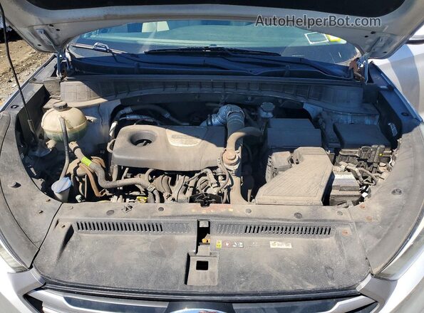 KM8J3CA24JU687311 2018 HYUNDAI TUCSON Silver Widok naklejki z numerem VIN